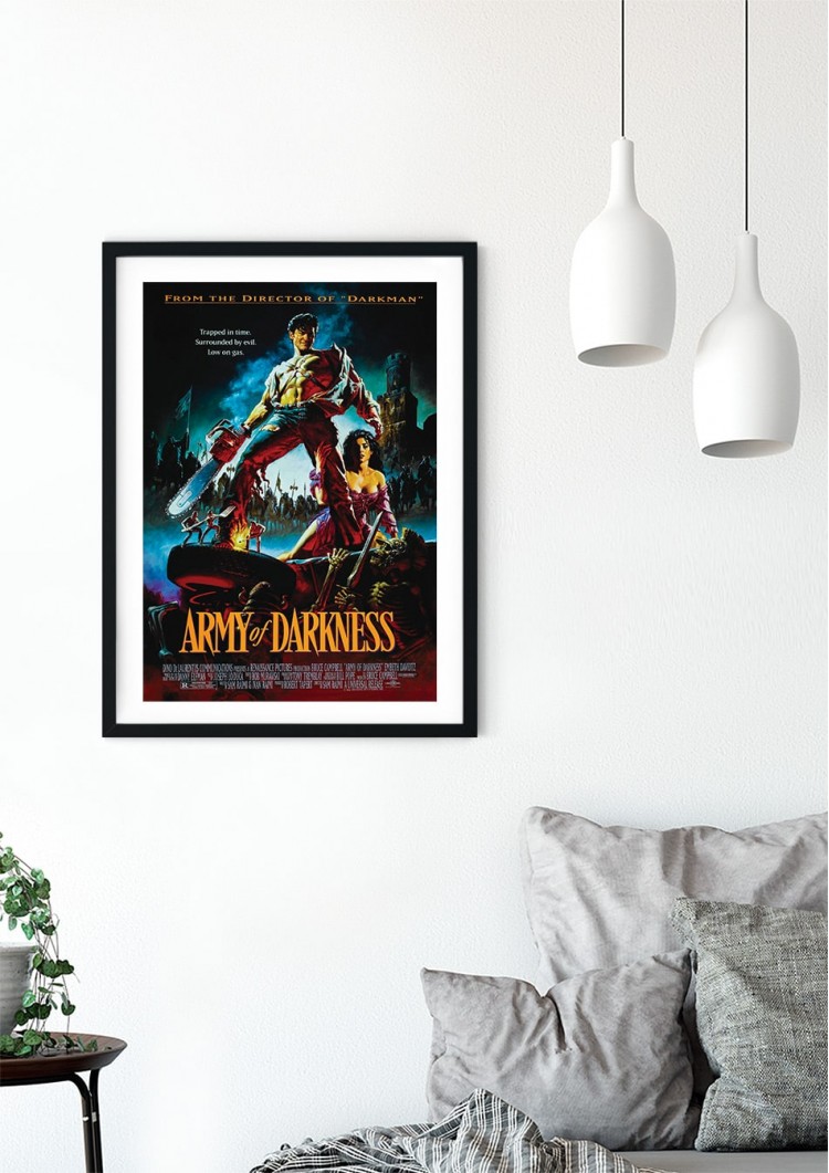 Army Of Darkness Retro Film Poster
